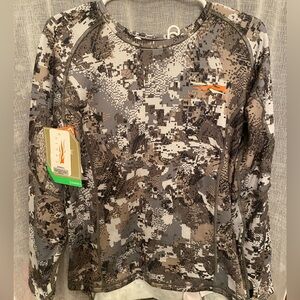 Sitka Women’s Core Mid Weight Crew LS Optifade Elevated II